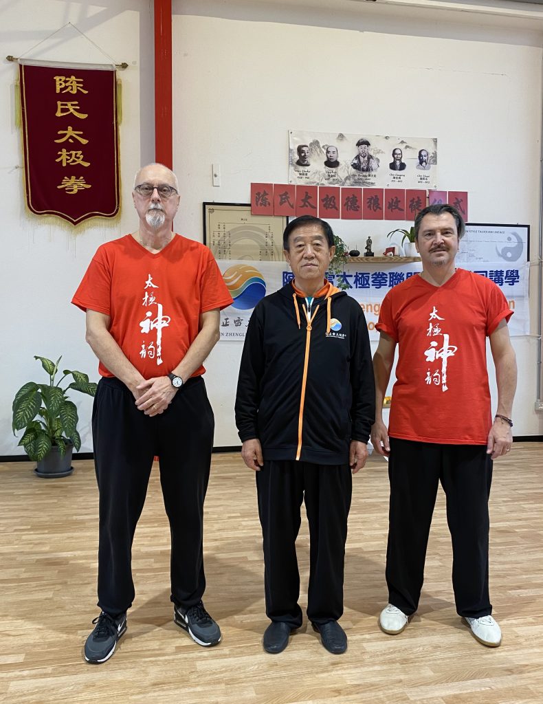 Col Gran Maestro Chen Zhenglei e il Maestro Giuseppe Delang Paterniti